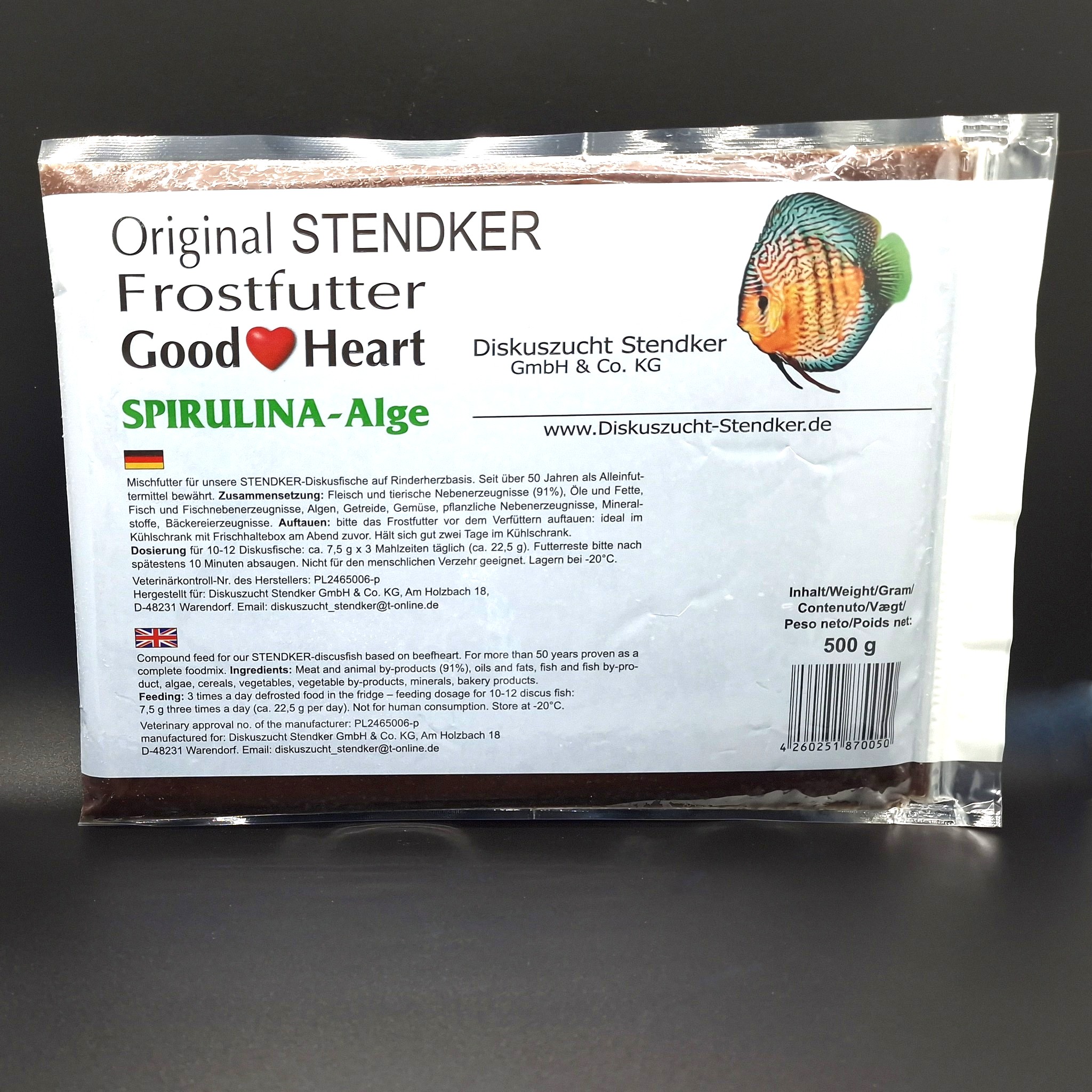 Stendker Good Heart Spirulina 500 gram